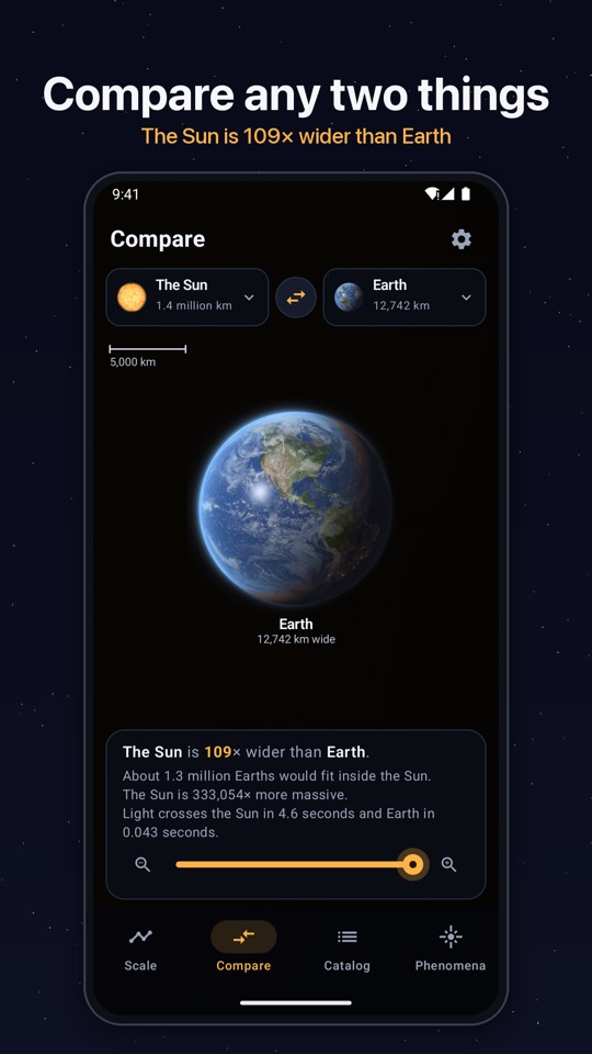 Compare any two objects side by side